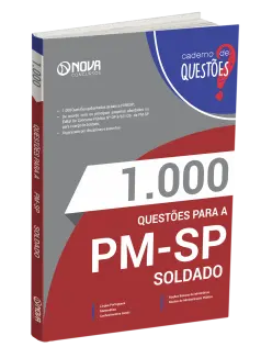 Livro 1000 Questões Gabaritadas para PM-SP - Soldado