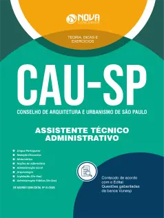 Apostila CAU-SP 2026 - Assistente Técnico - Administrativo