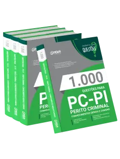 Livro 1.000 Questões Gabaritadas para o PC PI - Perito Criminal
