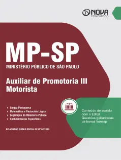 Apostila MP-SP - Auxiliar de Promotoria III - Motorista