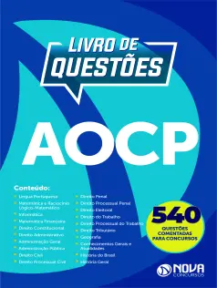 E-book de Questões Comentadas AOCP