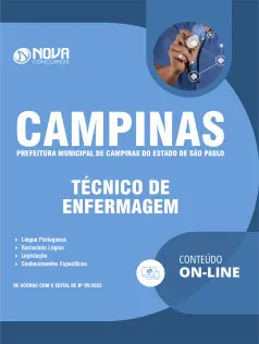 Apostila Prefeitura de Campinas - SP em PDF - Técnico em Enfermagem