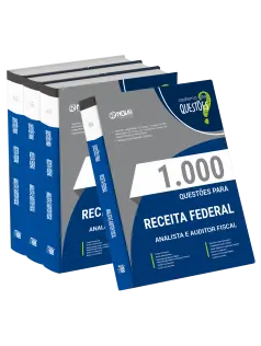 Livro 1000 Questões Gabaritadas para RF - Analista e Auditor Fiscal