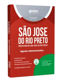 Apostila Prefeitura de São José do Rio Preto - SP 2025 - Agente Administrativo