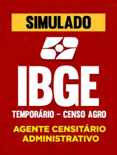 Simulado - IBGE - Temporário 2026 - Censo Agro - Agente Censitário Administrativo