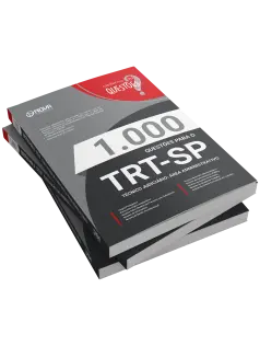 Livro 1.000 Questões Gabaritadas para o TRT-SP - Técnico Judiciário - Área Administrativa