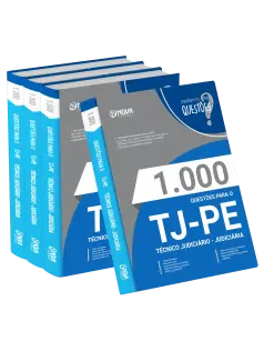 Livro 1.000 Questões Gabaritadas TJ-PE - Técnico Judiciário - Judiciária
