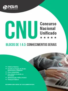 Apostila CNU 2024 - Conhecimentos Gerais para os Blocos de 1 a 3