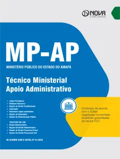Apostila MP-AP 2025 em PDF - Técnico Ministerial – Especialidade: Apoio Administrativo