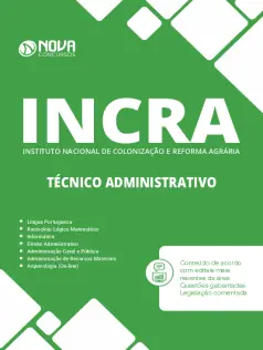 Apostila INCRA em PDF - Técnico Administrativo
