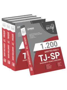 Livro 1.200 Questões Gabaritadas TJ-SP - Escrevente Técnico Judiciário