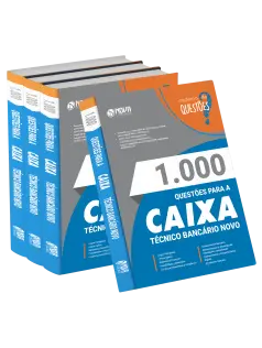 Livro 1000 Questões Gabaritadas para CEF - Técnico Bancário Novo