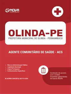 Apostila Prefeitura de Olinda - PE em PDF  - Agente Comunitário de Saúde - ACS