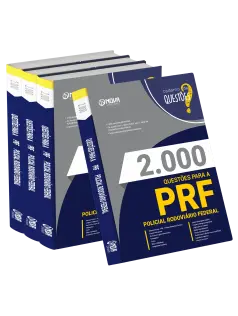 Livro 2000 Questões Gabaritadas para PRF - Policial Rodoviário Federal