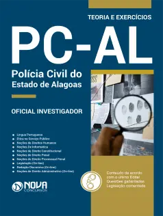 Apostila PC-AL 2026 em PDF - Oficial Investigador