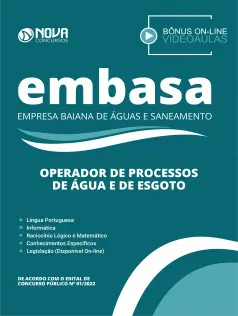 Apostila EMBASA em PDF - Operador de Processos de Água e Esgoto