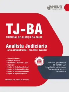 Apostila TJ-BA - Analista Judiciário - Área Administrativa - Técnico Nível Superior