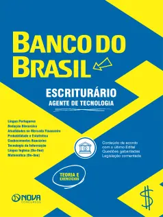 Apostila BB  2026 - Escriturário - Agente de Tecnologia (TI)