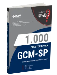 Livro 1000 Questões Gabaritadas para GCM-São Paulo - Guarda Civil Metropolitano - 3ª Classe
