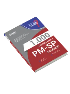 Livro 1000 Questões Gabaritadas para PM-SP - Soldado
