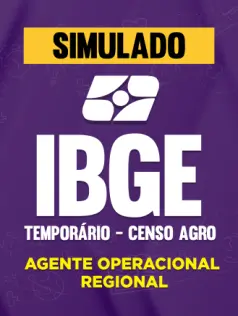 Simulado - IBGE - Temporário 2026 - Censo Agro - Agente Operacional Regional