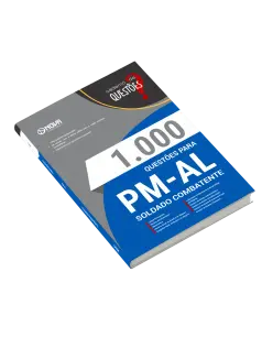 Livro 1000 Questões Gabaritadas para PM-AL - Soldado Combatente