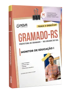 Apostila Prefeitura Gramado - RS 2026 - Monitor de Educação I