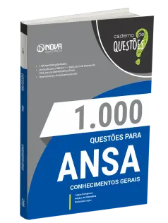Livro 1000 Questões Gabaritadas para ANSA - Conhecimentos Gerais