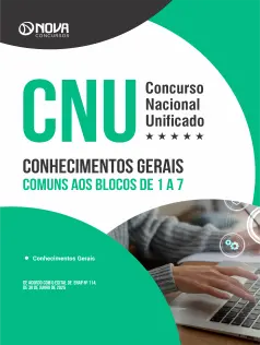 Apostila CNU em PDF 2025 - Conhecimentos Gerais - Comuns aos Blocos de 1 a 7