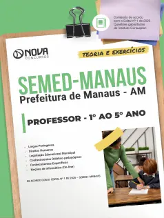 Apostila SEMED MANAUS 2025 - Professor - 1º ao 5º Ano