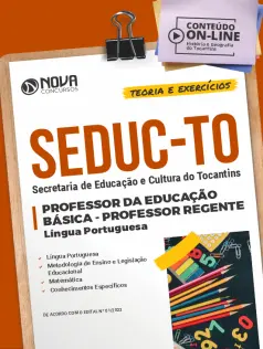 Apostila SEDUC-TO em PDF - Professor da Educação Básica - Professor Regente - Língua Portuguesa