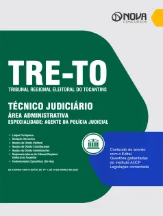 Apostila TRE-TO - Técnico Judiciário - Agente da Polícia Judicial