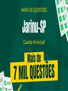 Mapa de Questões Online - Pref. Jarinu-SP - Guarda Municipal - 7 Mil Questões