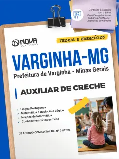 Apostila Prefeitura de Varginha - MG em PDF - Auxiliar de Creche