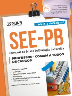 Apostila SEE-PB em PDF - Professor - Comum a Todos os Cargos