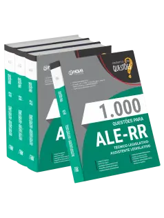 Livro 1000 Questões Gabaritadas para ALE-RR - Técnico Legislativo - Assistente Legislativo