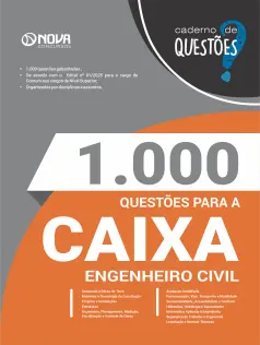 Livro 1000 Questões Gabaritadas para CAIXA - Engenheiro Civil