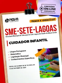 Apostila SME Sete Lagoas em PDF - Cuidador Infantil