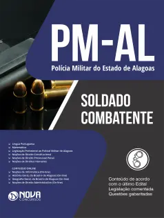Apostila PM-AL 2026 em PDF - Soldado Combatente