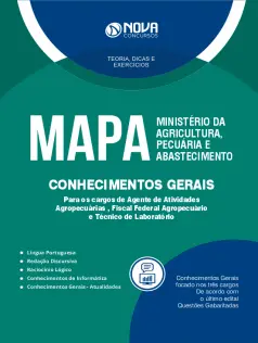 Apostila MAPA - Conhecimentos Gerais (Agente de Atividades Agropecuárias, Fiscal Federal Agropecuário e Téc de Laboratório)