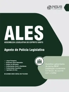 Apostila ALES 2025 em PDF - Agente de Polícia Legislativa