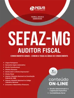 Apostila SEFAZ-MG em PDF - Auditor Fiscal (Conhecimentos Gerais - Comum a Todas as Áreas do Conhecimento)