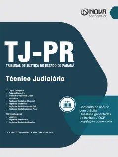 Apostila TJ-PR - Técnico Judiciário