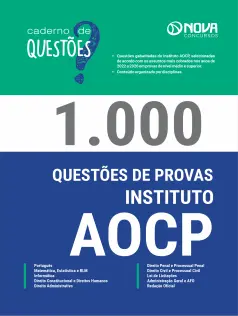 Livro 1.000 Questões Gabaritadas do Instituto AOCP