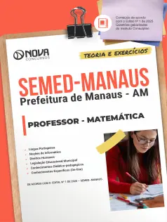 Apostila SEMED MANAUS 2025 - Professor - Matemática