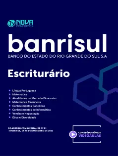 Apostila BANRISUL - Escriturário
