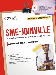 Apostila SME Joinville-SC 2026 - Auxiliar de Educador