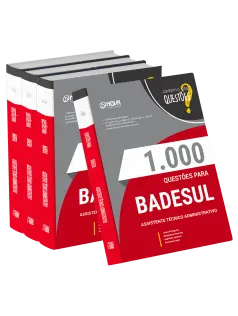 Livro 1000 Questões Gabaritadas para BADESUL - Assistente Técnico Administrativo