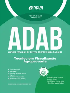 Apostila ADAB 2026 - Técnico em Fiscalização Agropecuária