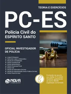 Apostila PC-ES 2025 em PDF - Oficial Investigador de Polícia